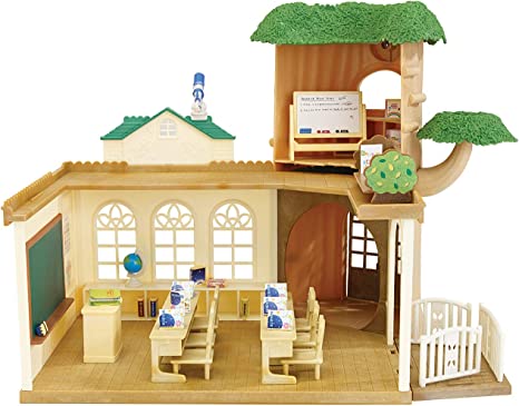 Photo 1 of Calico Critters Country Tree School Gift Set Dollhouse Playset with 