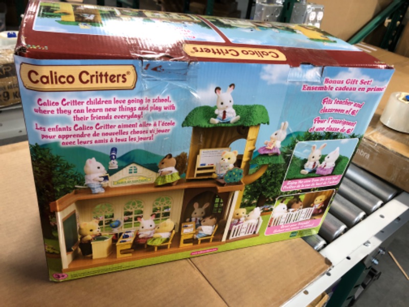 Photo 2 of Calico Critters Country Tree School Gift Set Dollhouse Playset with 