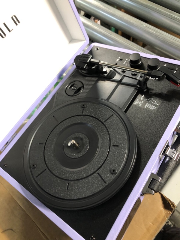 Photo 1 of Victrola Journey+ Bluetooth Suitcase Record Player, Black (VSC-400SB-BLK-SDF) Black Record Player