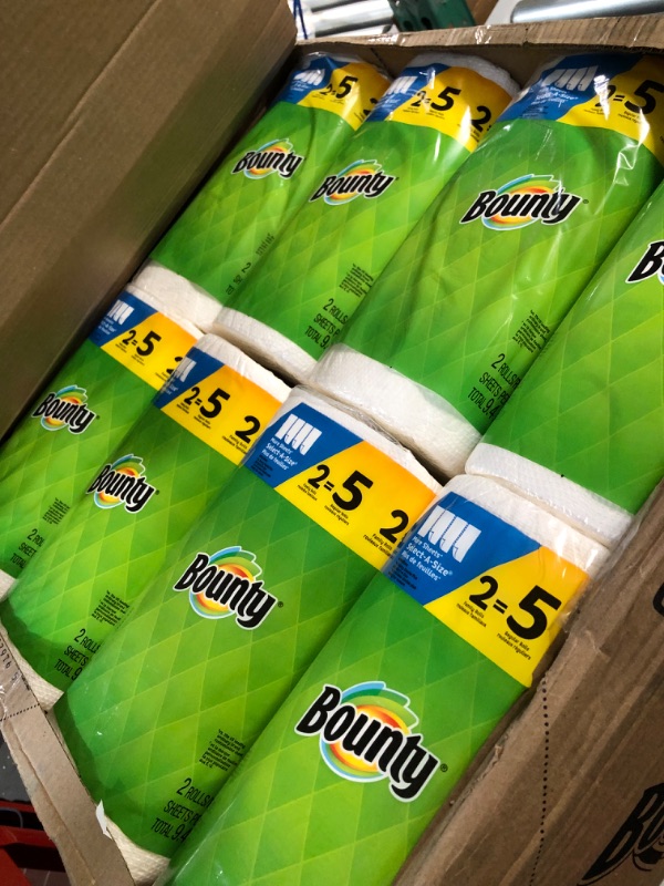 Photo 2 of *BRAND NEW* Bounty Quick-Size Paper Towels, White, 16 Family Rolls = 40 Regular Rolls Charmin Ultra Soft Cushiony Touch Toilet Paper, 24 Family Mega Rolls = 123 Regular Rolls