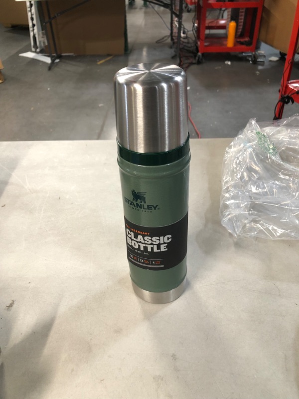 Photo 2 of **USED** HAS DENTED ** Stanley Classic Vacuum Insulated Wide Mouth Bottle - BPA-Free 18/8 Stainless Steel Thermos 