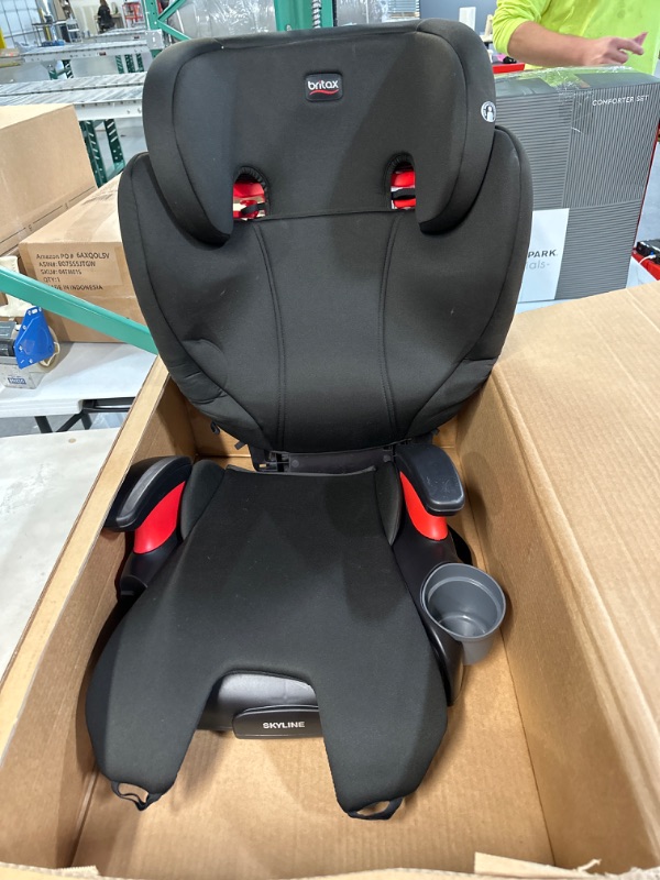 Photo 3 of Britax Skyline 2-Stage Belt-Positioning Booster Car Seat, Dusk - Highback and Backless Seat