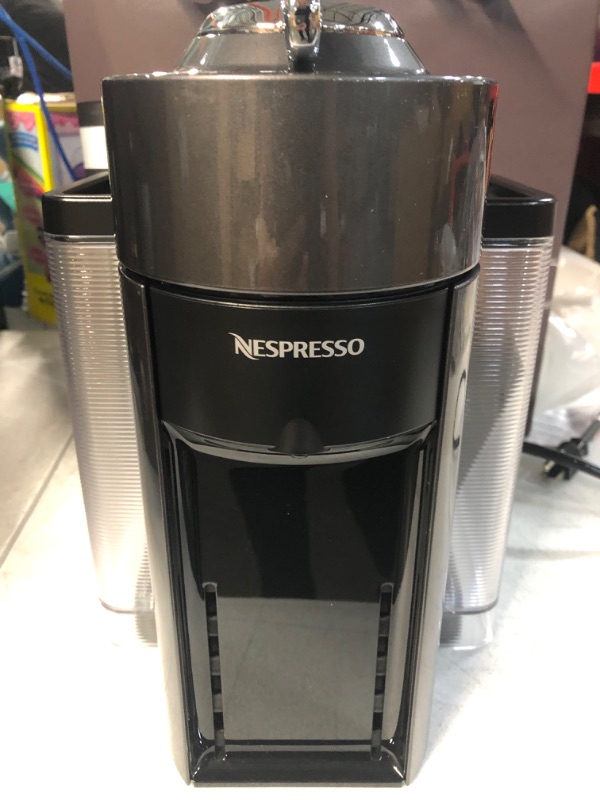 Photo 4 of **BRAND NEW*Nespresso ENV135GY Coffee and Espresso Machine, Graphite Metal Vertuoline, 30 Capsules Machine 