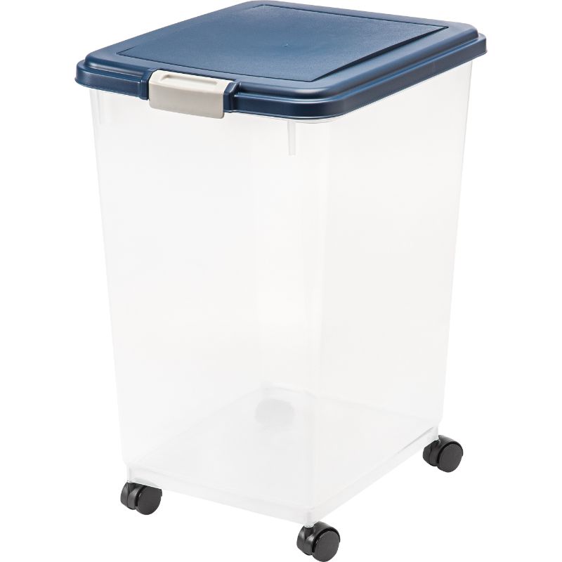 Photo 1 of *NEW* FUNCTIONAL*  Iris Blue Airtight Pet Food Storage Container, 69 Qt