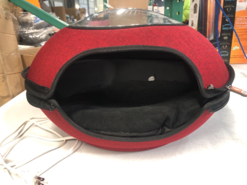 Photo 3 of *USED* K&H Pet Products Thermo-Lookout Cat Pod Red