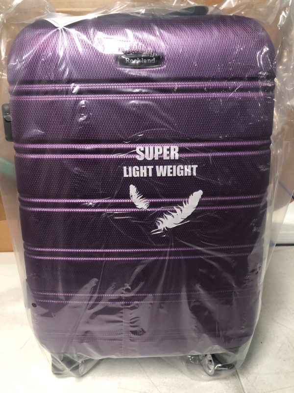 Photo 3 of *USED BUT LIKE NEW* SEE COMMENTS!!  Rockland Melbourne 3 Piece Hardside Luggage Set-PURPLE