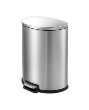 Photo 1 of *NEW* SEE COMMETNS!!  Qualiazero 13.2 Gal Stainless Steel Step on Kitchen Trash Can