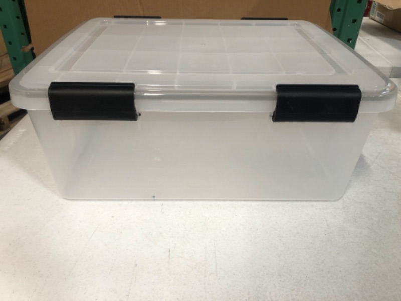 Photo 4 of *NEW* SEE COMMENTS!!  6 PACK Plastic Storage Box with Durable Lid