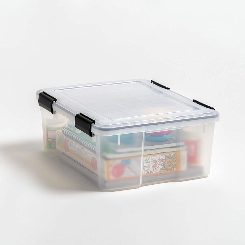 Photo 1 of *NEW* SEE COMMENTS!!  6 PACK Plastic Storage Box with Durable Lid