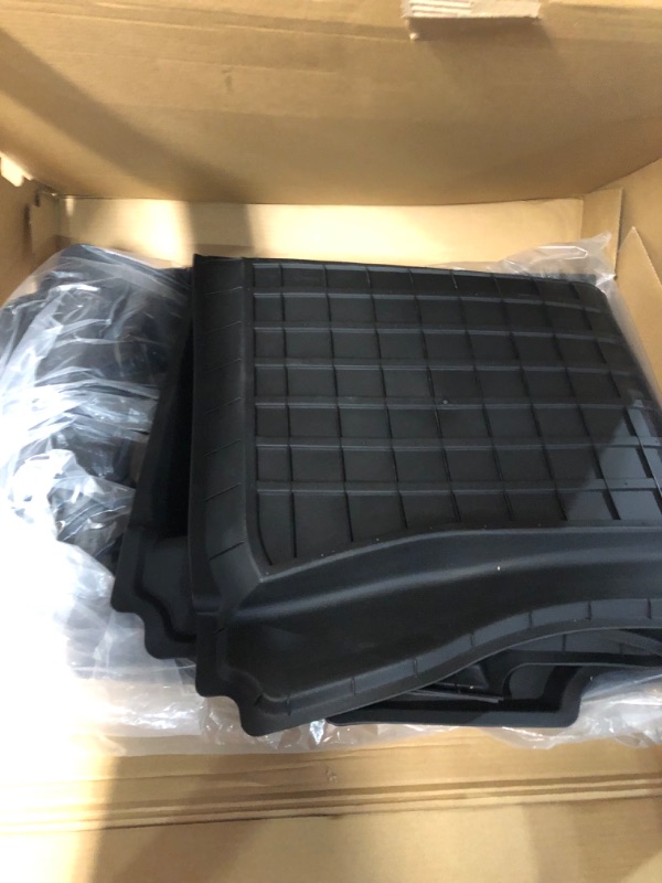 Photo 3 of Pedigree 3D TPE Material Tesla Model 3 Floor Mats Set Full Cover