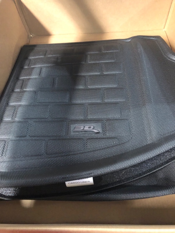 Photo 2 of 3D MAXpider Custom Fit Kagu Cargo Liner (Black) for 2020-2022 Tesla Model Y