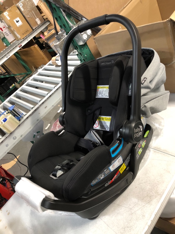 Photo 4 of Baby Jogger City GO 2 Infant Car Seat, Pike with Leatherette City Go 2 Pike