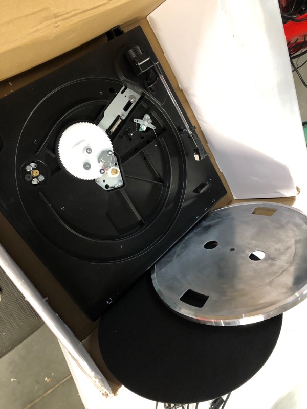 Photo 6 of [for parts] Audio-Technica AT-LP60X-BK Fully Automatic Belt-Drive Stereo Turntable