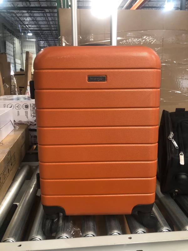 Photo 2 of ***EXTEND HANDLE ISSUES*** Wrangler 20" Smart Spinner Carry-On Luggage With Usb Charging Port 
