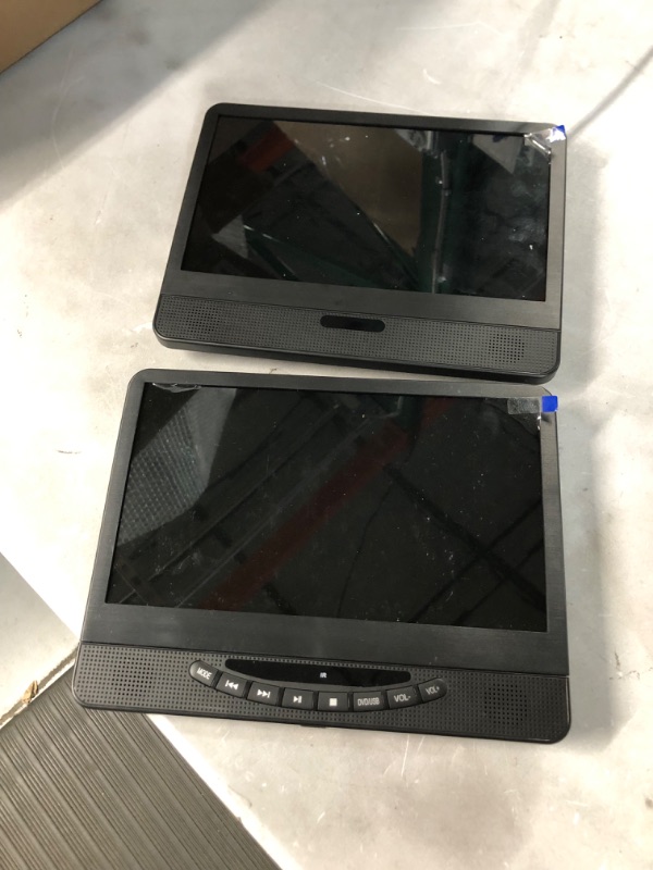 Photo 3 of *USED/SEE NOTES**12" Portable DVD Player with 1080P HDMI Input, Rechargable with Full HD Digital Signal Transmission, Support USB, Last Memory(1 Player+1 Monitor)