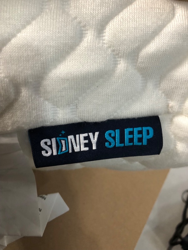 Photo 3 of **USED/SEE NOTES* Sidney Sleep Side and Back Sleeper Pillow - Memory Foam Bed Pillow - 100% Adjustable Fill - King Size Washable Case. Extra Fill Included (King, White) 