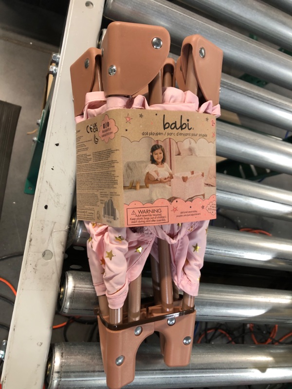 Photo 1 of babi by Battat Folding Playpen for Baby Dolls