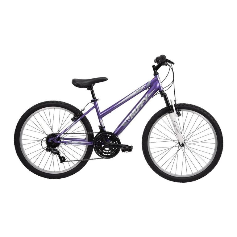 Photo 1 of **MISSING HARDWARE/SEE NOTES** HANDLES BARS NOT ATTACHED  Huffy Highland 24" Mountain Bike (PURPLE)