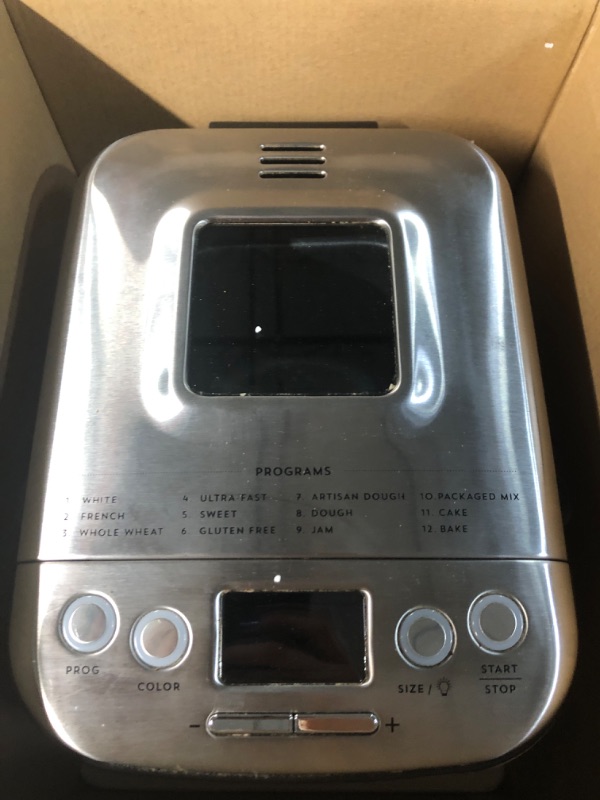 Photo 2 of **USED** MISSING KNEADING PADDLE**Cuisinart Bread Maker, Up To 2lb Loaf, New Compact Automatic