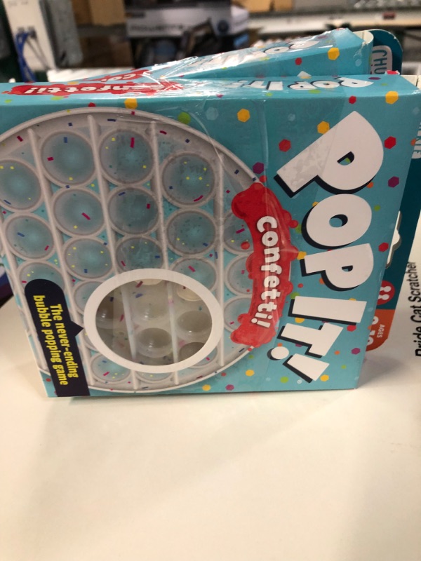 Photo 2 of 2 PCK: Chuckle &#38; Roar Pop It! Fidget and Sensory Game - Confetti