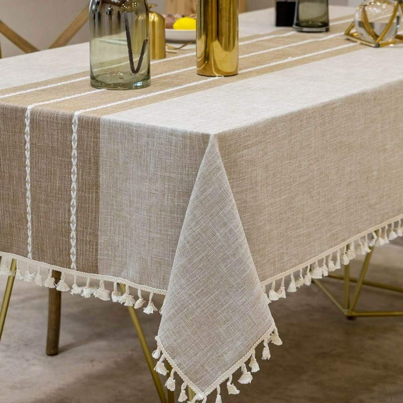 Photo 1 of *NEW/SEE NOTES* Deep Dream Tablecloths, Stitching Tassel Table Cloth,