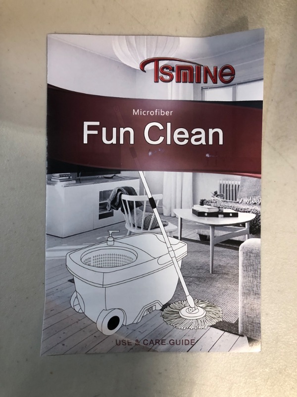 Photo 4 of *NEW* Tsmine Spin Mop Bucket Floor Cleaning Mop and Bucket 