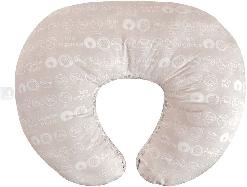 Photo 1 of Boppy Organic Nursing Pillow – Bare Naked, Ergonomic Support for Breastfeeding, Bottle Feeding, and Bonding