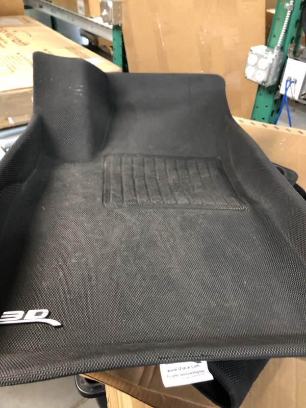 Photo 2 of 3D MAXpider Custom Fit KAGU Floor Mat for 2018-2019 TESLA MODEL 3 - 1ST ROW 2ND ROW
