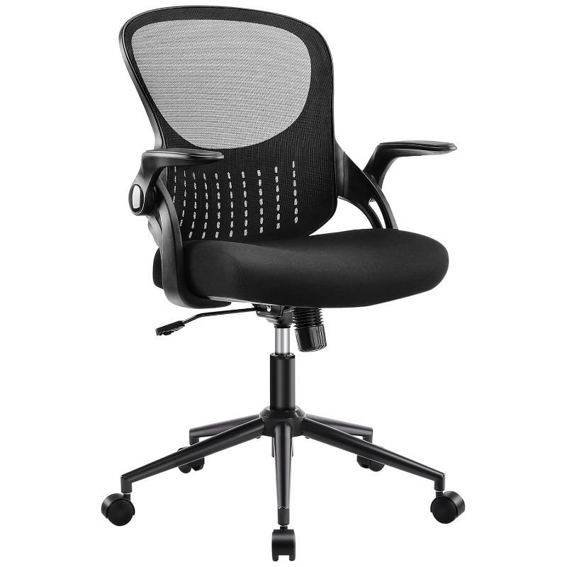 Photo 1 of Office Chair, Ergonomic Desk Chair Mesh Computer Chair with Flip-up Armrests and Adjustable Height
