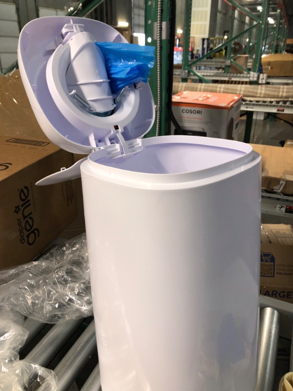 Photo 3 of Diaper Genie Expressions Pail | Odor-Controlling Baby Diaper Disposal System | Includes Diaper Pail and 1 Starter Refill Bag