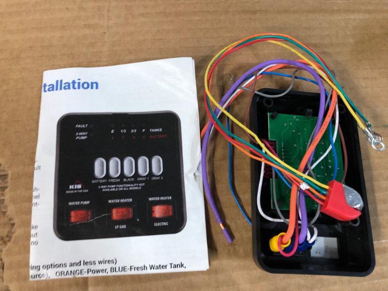 Photo 2 of RV Tank Sensor Monitor Panel M25 | KIB Replacement | Panel Only | Level Sensor | Fresh Water or Holding Tank Level Sensor
