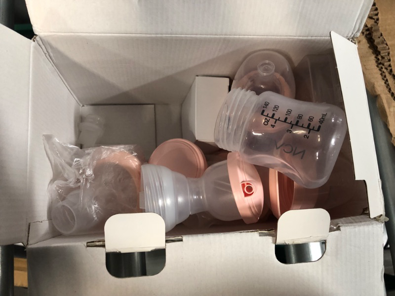 Photo 3 of NCVI Double Electric Breast Pump, Portable Anti-Backflow, with 4 Size Flanges , 4 Modes & 9 Levels,Mirror LED Display