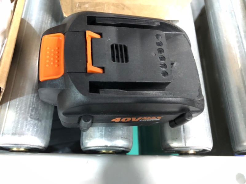 Photo 2 of Lasica WA3580 40V MaxLithium Battery w/LED Indicator Compatible with Worx 40-Volt Outdoor Cordless Power Tools