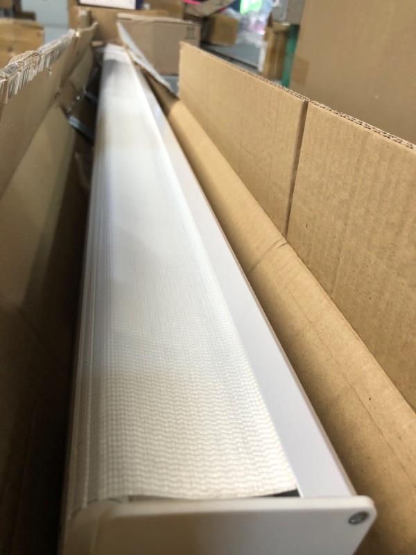 Photo 3 of ***USED/DAMAGED*** SHADESU Cordless Zebra Blind Roller Blind Privacy Light Filtering Shades (Maxium Height 72inch) (White Color)(Width 58 inch)