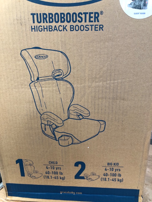 Photo 2 of Graco TurboBooster Highback Booster Seat, Glacier