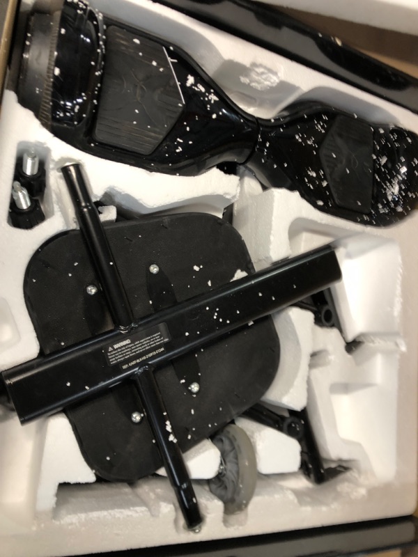 Photo 1 of (USED w/ Minor damage) Hover-1 Turbo Hoverboard Combo | Seat Attachment Buggy, Black