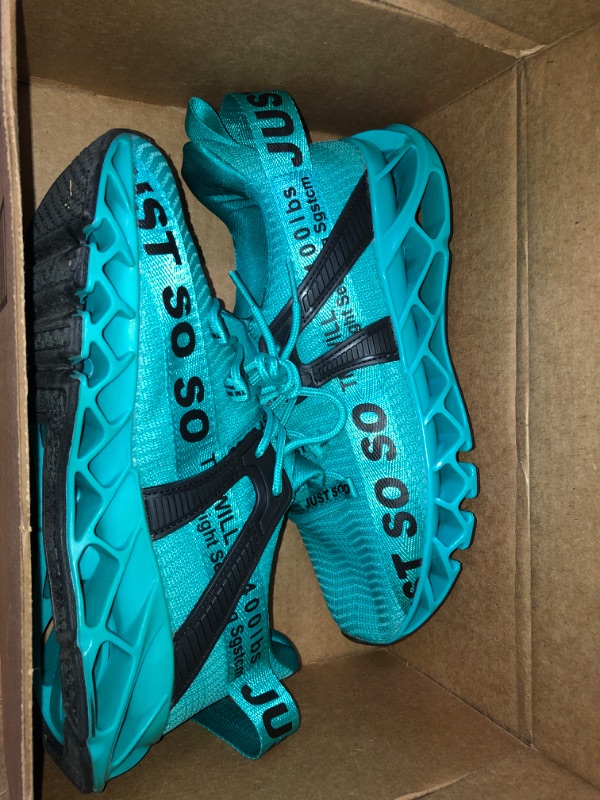 Photo 2 of Running Shoes Teal Just So So, 9 Men's