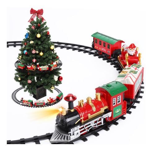 Photo 1 of **A TRAIN LATCH IS BROKEN**Christmas Toy Train Set for Around & Under The Tree