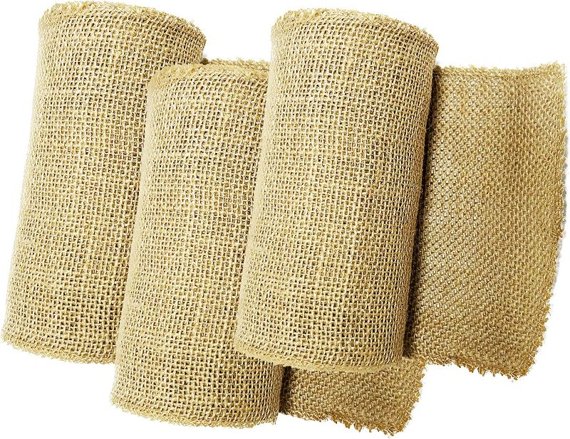 Photo 1 of 3-Pack -Burlap Ribbon 