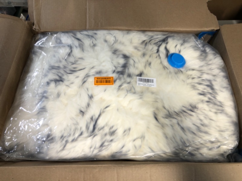 Photo 2 of IMQOQ A Pair Genuine Sheepskin Car Seat Cover