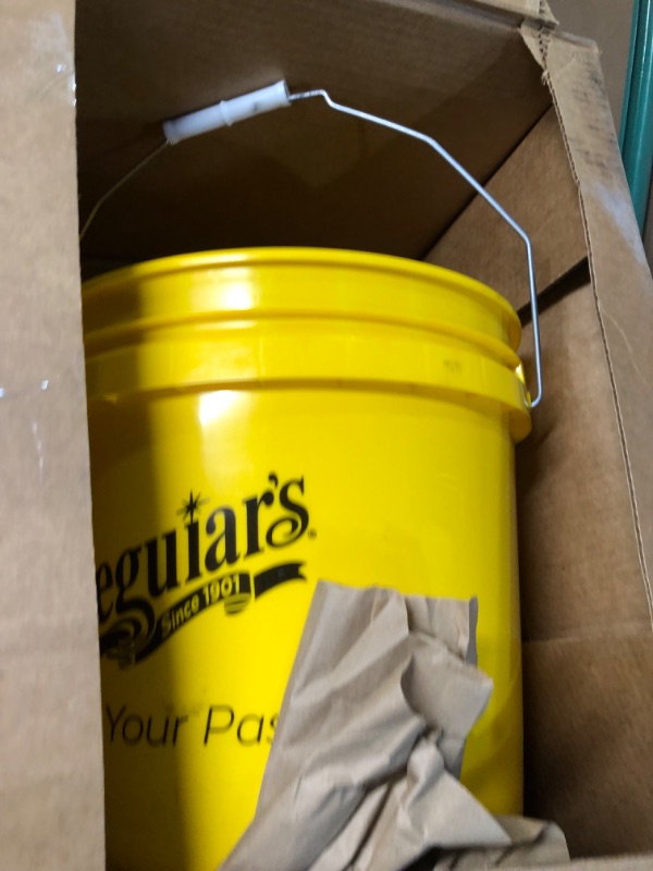 Photo 2 of Meguiar's Yellow Bucket - Car Wash Bucket for Water and Suds - 3.5 gal