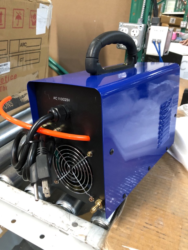 Photo 3 of 50Amp Plasma Cutter Non-Touch Pilot Arc Plasma Cutter, Dual Voltage 110/220V CUT55P 50A Plasma Cutting Equipment, DC Inverter Portable Plasma Cutter Machine, IGBT Digital Display 1/2 Inch Clean Cut CUT55P Pilot arc