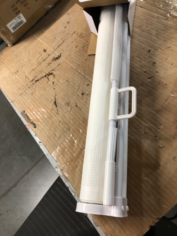 Photo 1 of Extra Wide Retractable Dog Gate Retractable Baby Gates (White)