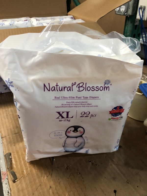 Photo 1 of Natural Blossom Easy Pull-up Diaper Pants | Size (5) 3T-4T (26-37 lbs) |(22ea*4packs) | (88 Count)