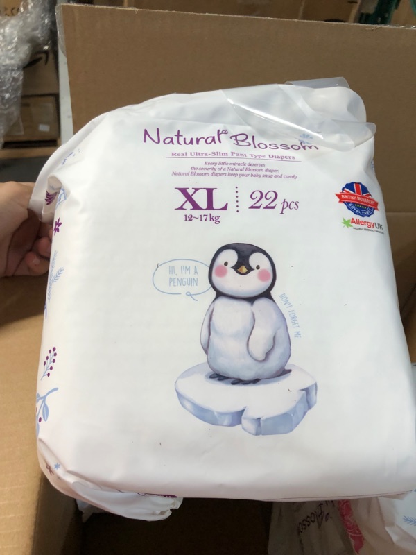 Photo 1 of Natural Blossom Easy Pull-up Diaper Pants | Size (5) 3T-4T (26-37 lbs) |(22ea*4packs) | (88 Count)