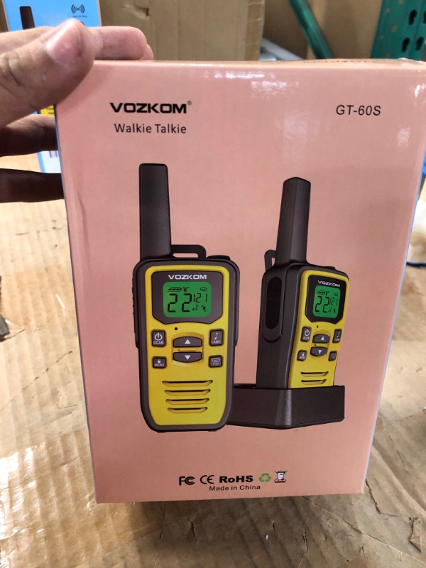 Photo 3 of 2 Way Radio Walkie Talky for Instant Communication - Handheld NOAA Emergency Radio, 30 Miles GMRS Long Range Walkie Talkies for Adults with Earpiece, Scanner Ham Radios for Camping Gear