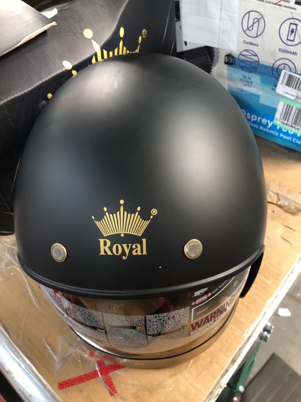 Photo 5 of Royal M139 Open Face Motorcycle Helmet   ***LOOKS BRAND NEW***