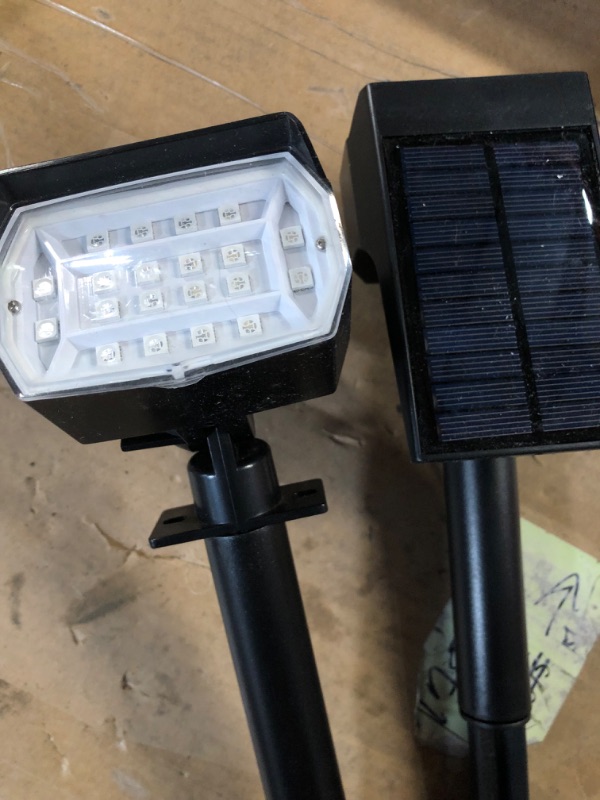 Photo 2 of  Solar Spot Lights Outdoor, IP65 Waterproof Solar Landscape Spotlights *NOT TESTED*
