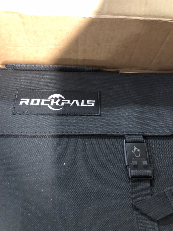 Photo 4 of * MISSING PARTS * ROCKPALS SP003 100W Portable Solar Panel for Solar Generator and USB Devices, Compatible with Jackery/EF/Bluetti/Anker/Goal Zero Power Station, Foldable Solar Panel Charger for Outdoor Camping Travel