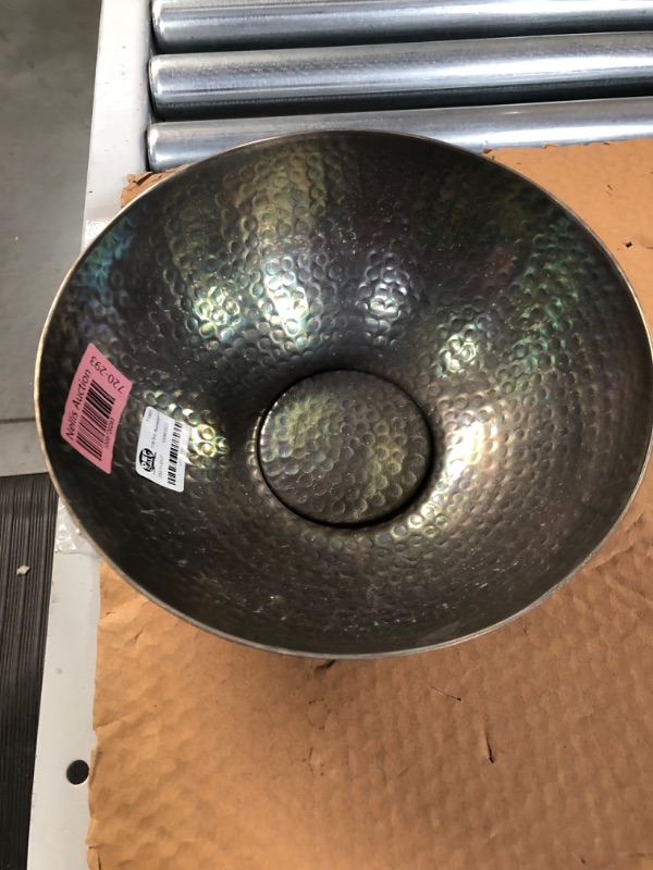 Photo 2 of 118.3oz Aluminum Hammered Serving Bowl - Threshold™

